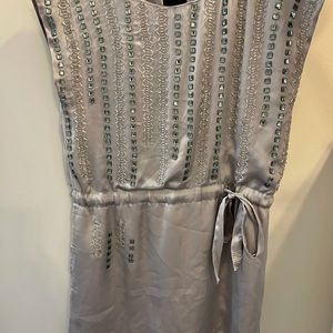 Silver ArynK cocktail dress size small
